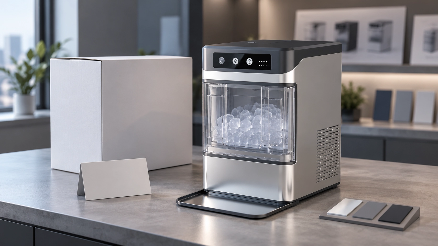 Crylivo OEM production line and customized branded ice machines