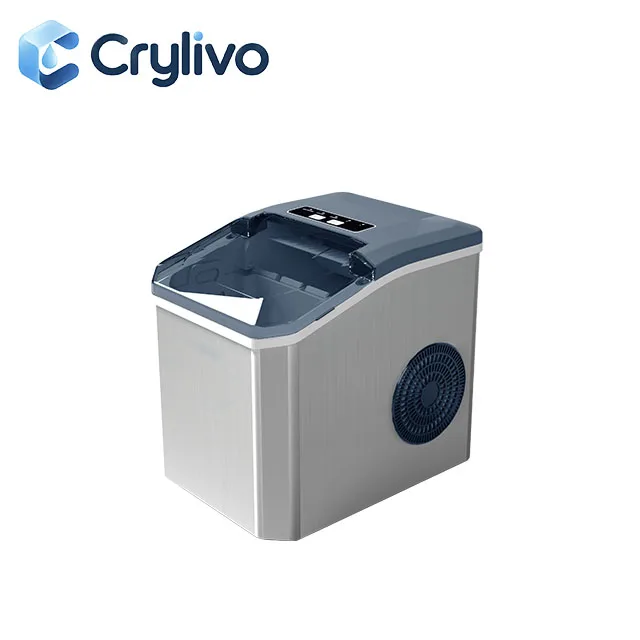 Crylivo Compact Metal Housing Bullet Ice Maker